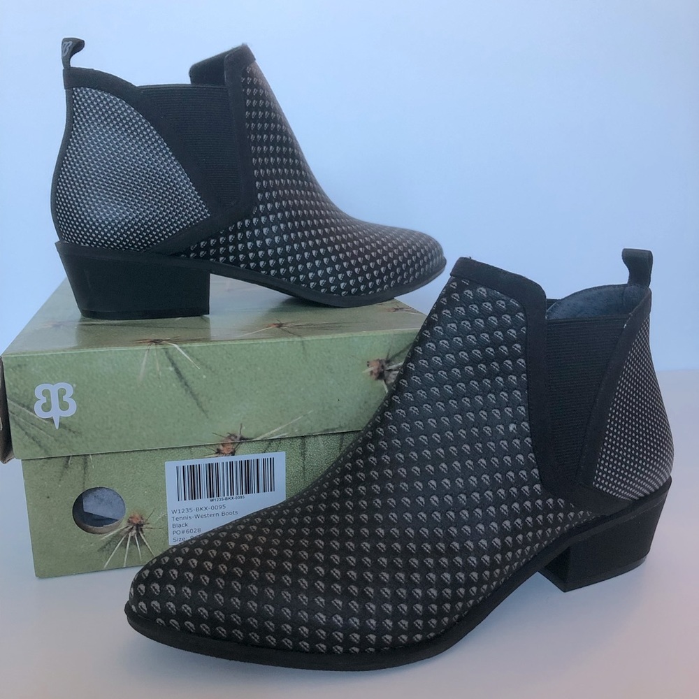 Betabrand 9.5 Black Tennis-Western Waterproof boots